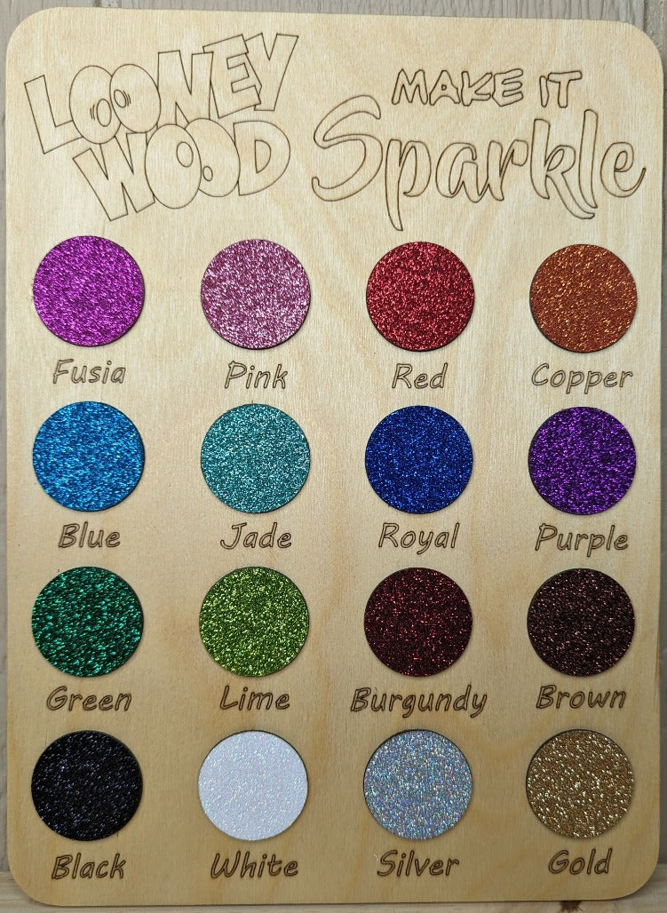 3D Glitter Options