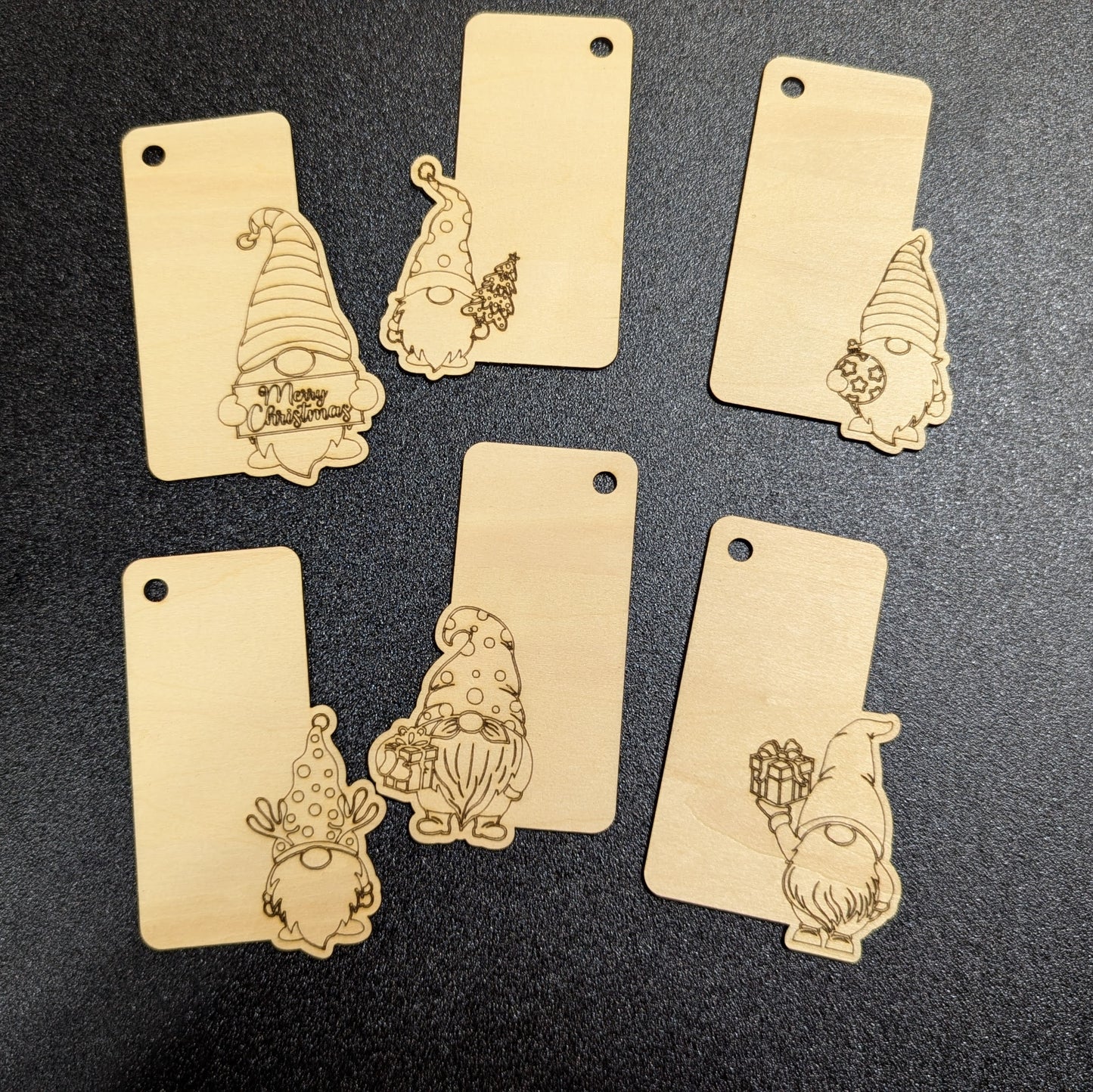 Christmas Gnomes - Set of 6 Gift Tags