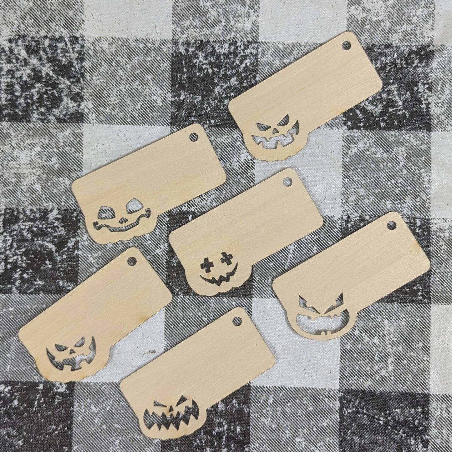 Halloween Jack-O-Lanterns - Set of 6 Gift Tags